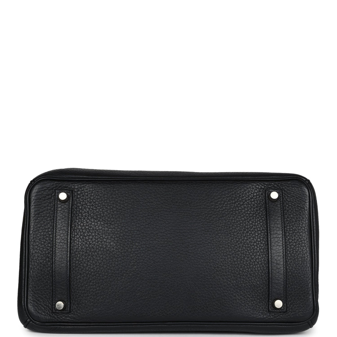 Hermes Birkin 35 Black Clemence Palladium Hardware