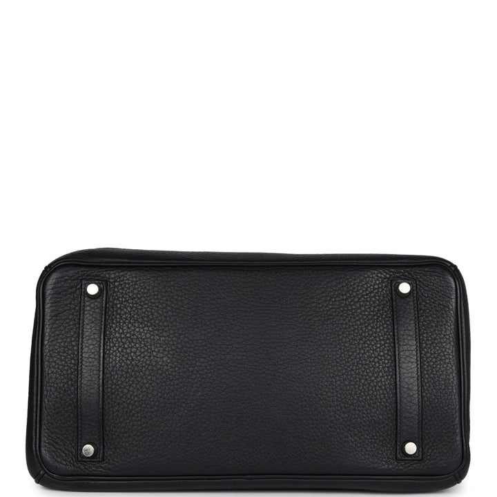 Hermes Birkin 35 Black Clemence Palladium Hardware