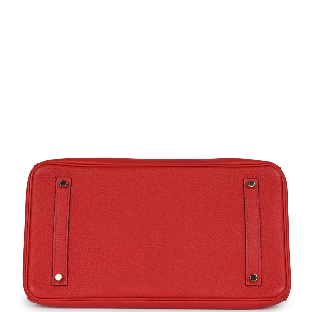 Hermes Birkin 35 Rouge Tomate Togo Gold Hardware