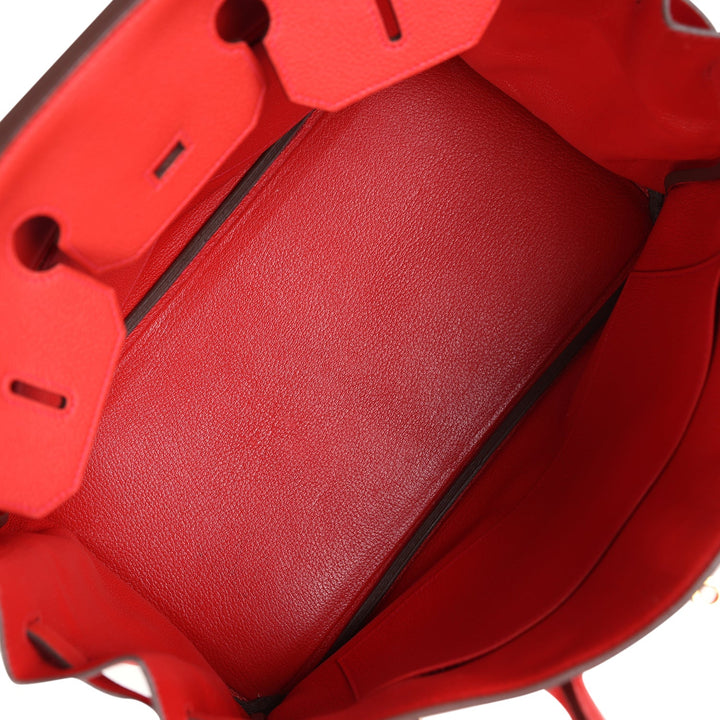 Hermes Birkin 35 Rouge Tomate Togo Gold Hardware