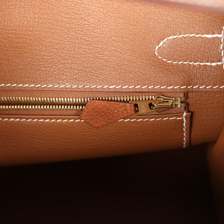 Hermes Birkin 30 Fauve Barenia Faubourg Gold Hardware