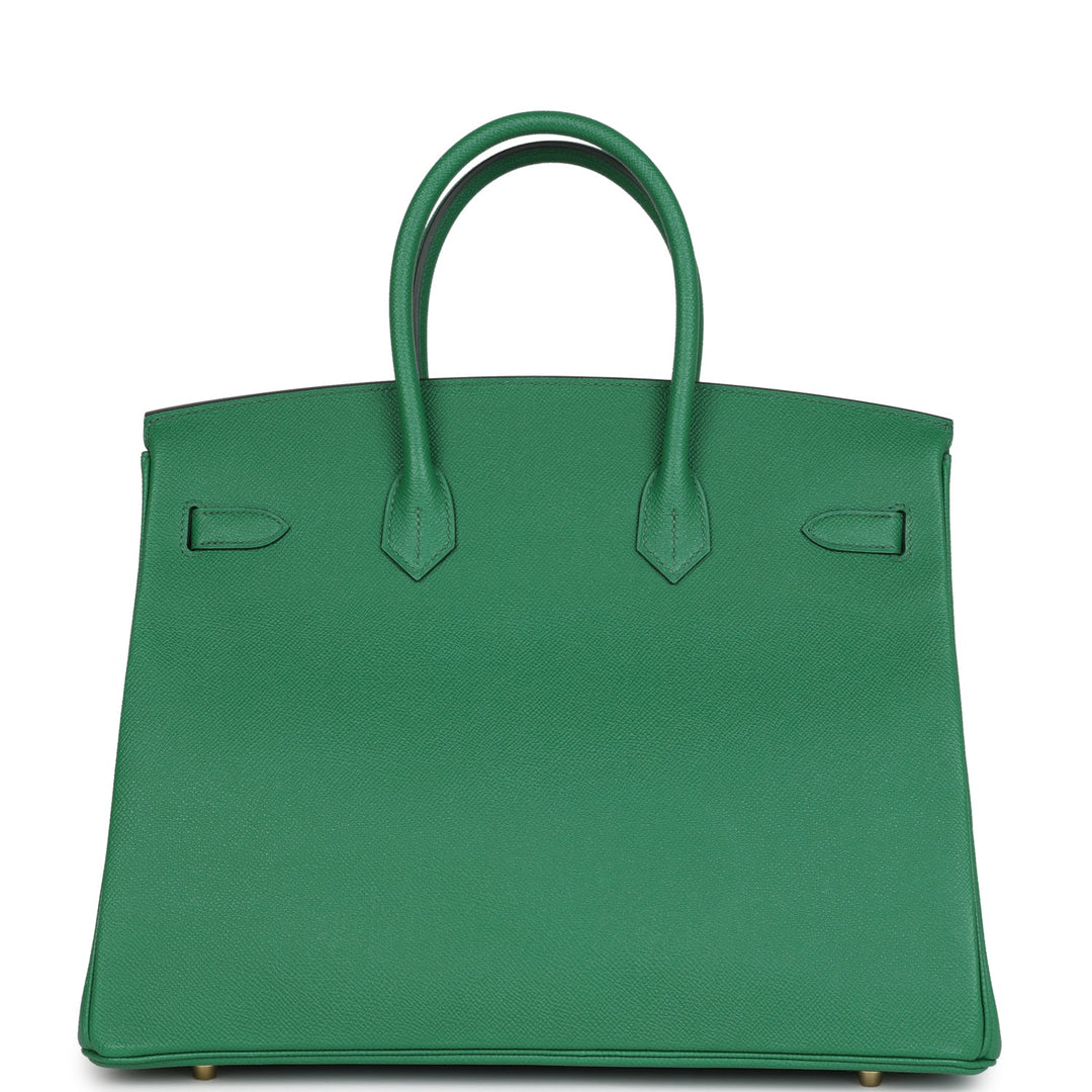 Hermes Birkin 35 Cactus Epsom Gold Hardware