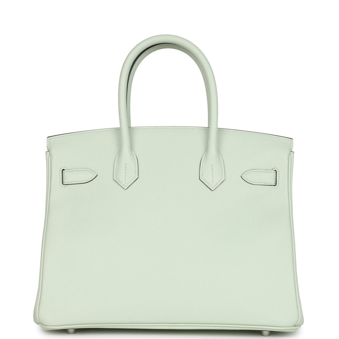 Hermes Birkin 30 Vert Fizz Epsom Palladium Hardware