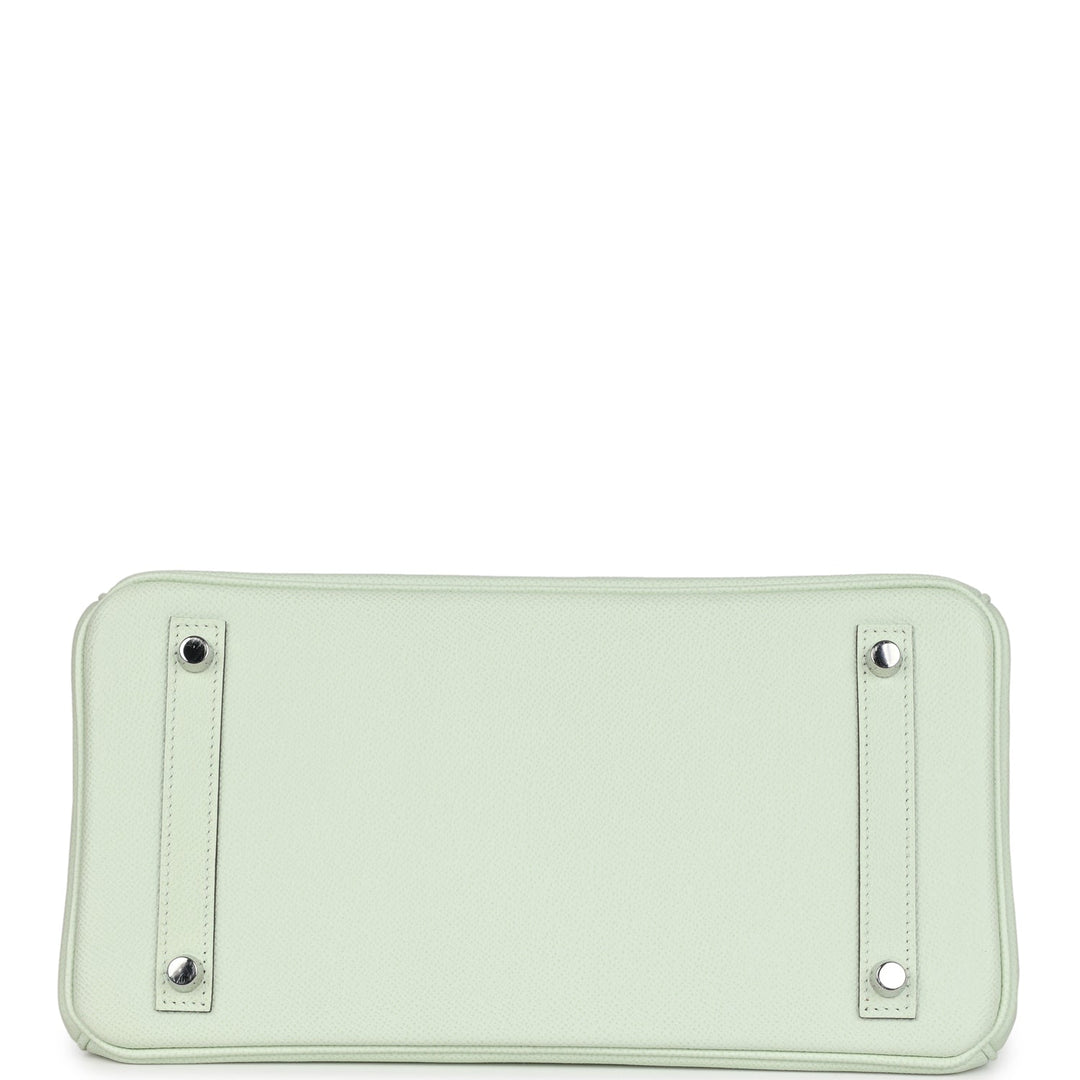Hermes Birkin 30 Vert Fizz Epsom Palladium Hardware