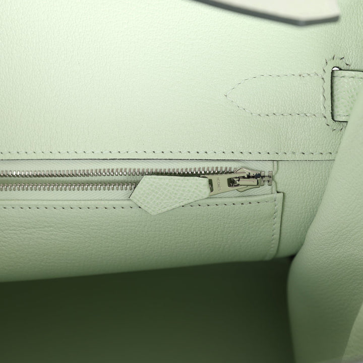 Hermes Birkin 30 Vert Fizz Epsom Palladium Hardware