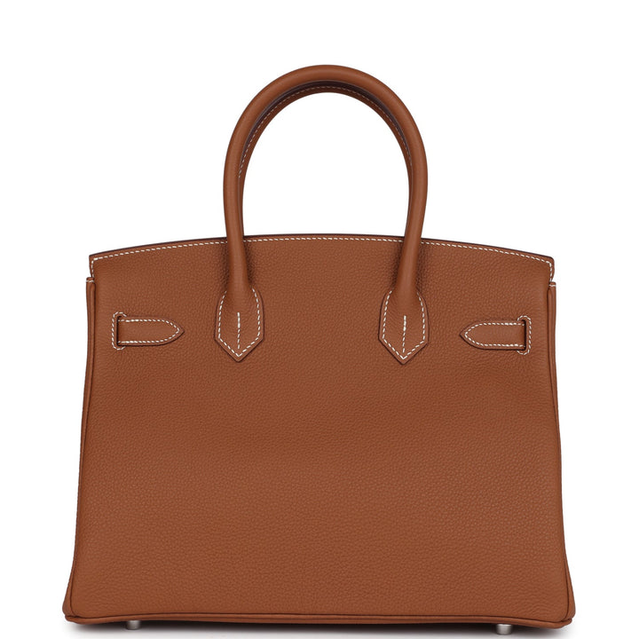 Hermes Birkin 30 Gold Togo Palladium Hardware
