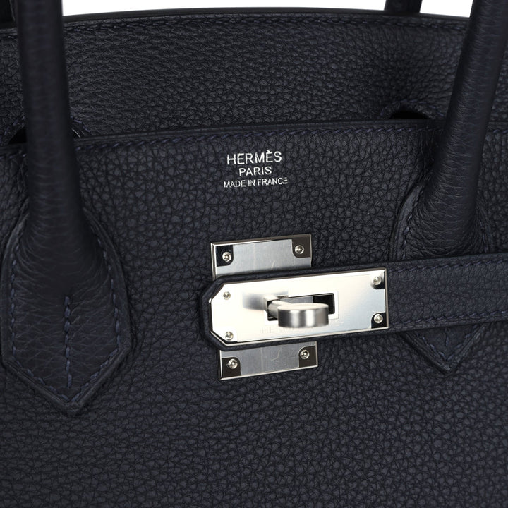 Hermes Birkin 30 Caban Togo Palladium Hardware