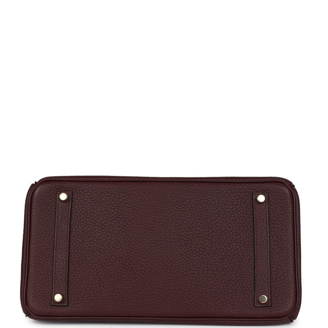 Hermes Birkin 35 Bordeaux Fjord Gold Hardware