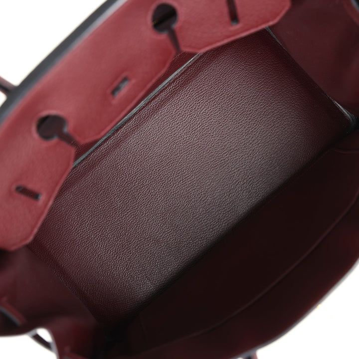 Hermes Birkin 35 Bordeaux Fjord Gold Hardware
