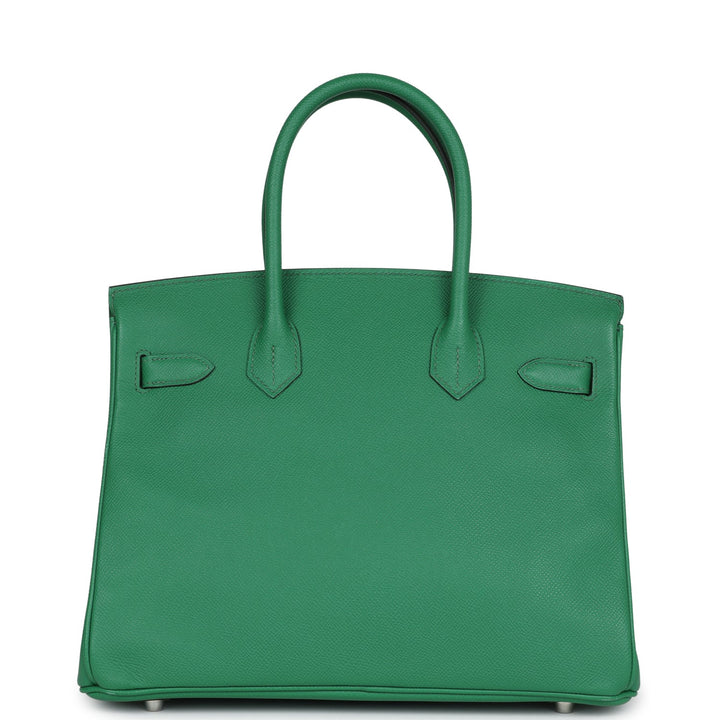 Hermes Birkin 30 Cactus Epsom Palladium Hardware