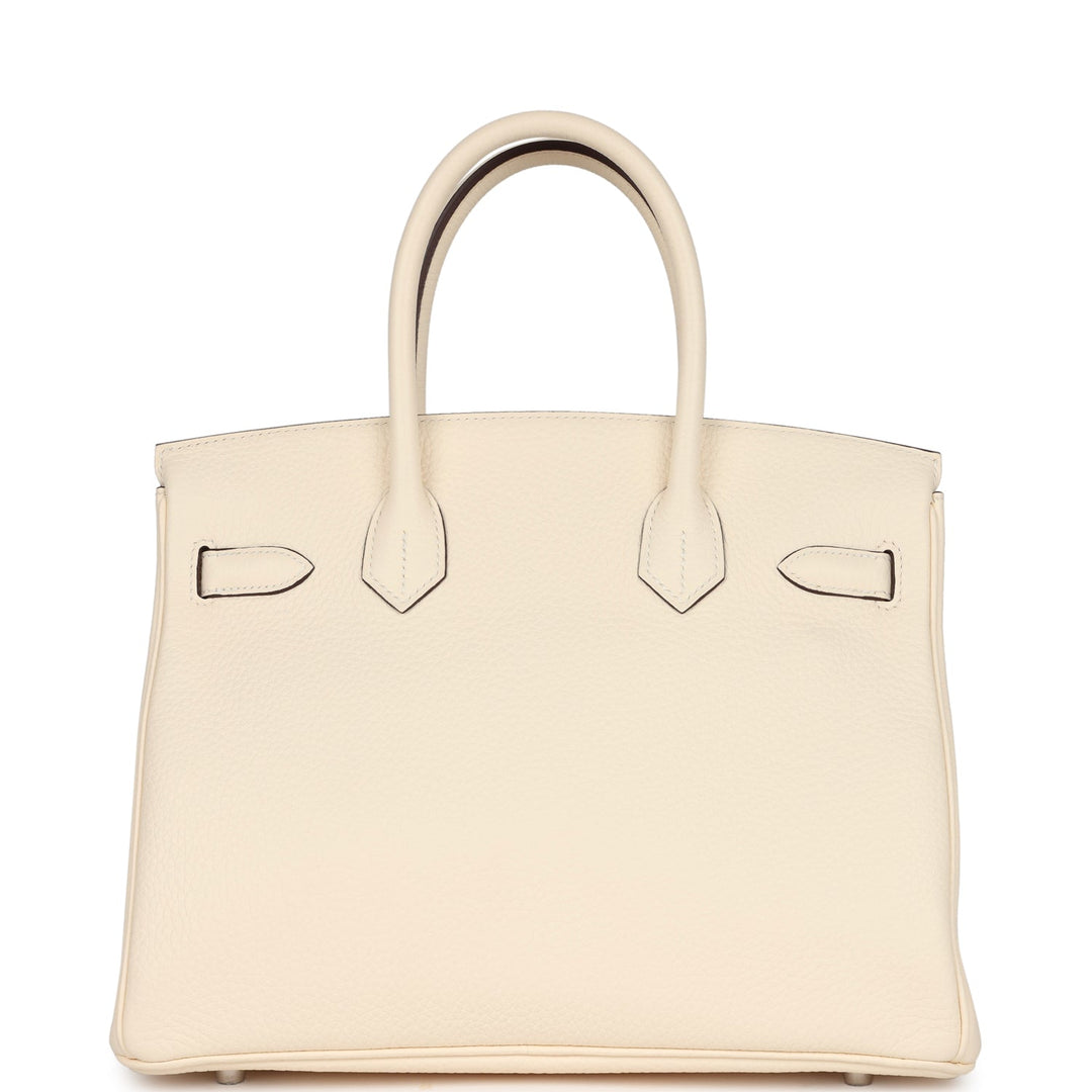 Hermes Birkin 30 Nata Clemence Palladium Hardware