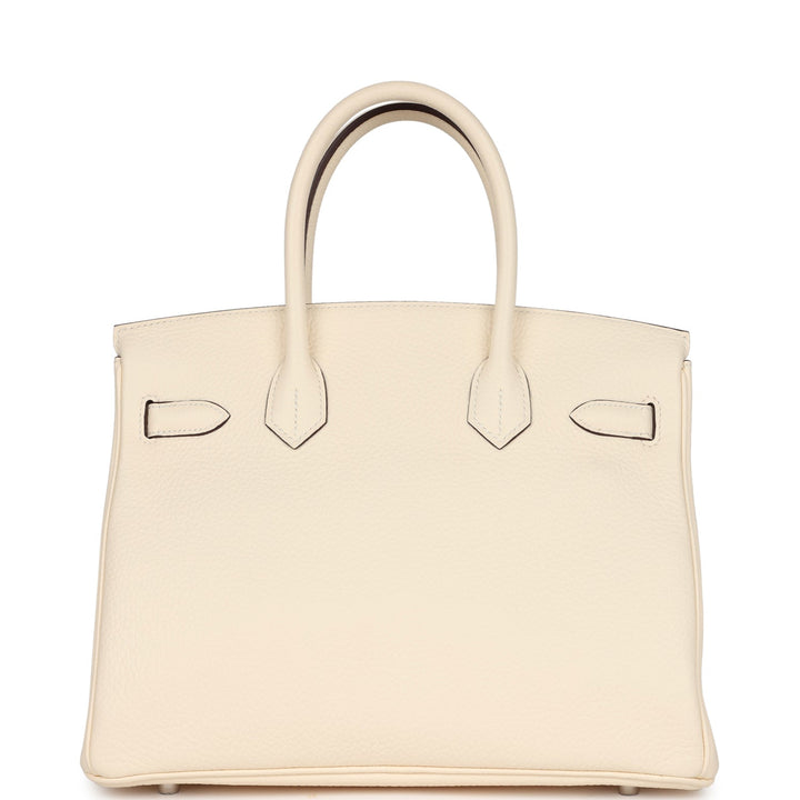 Hermes Birkin 30 Nata Clemence Palladium Hardware