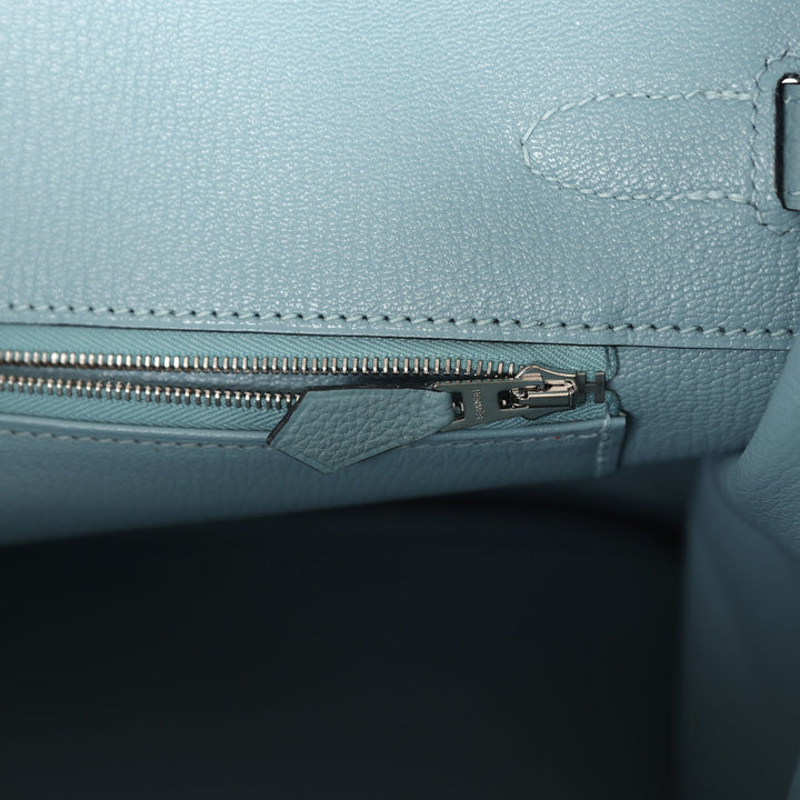 Hermes Birkin 35 Ciel Togo Palladium Hardware