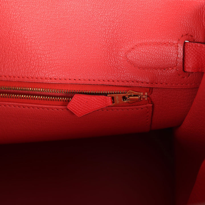 Hermes Birkin 30 Rouge Tomate Epsom Gold Hardware