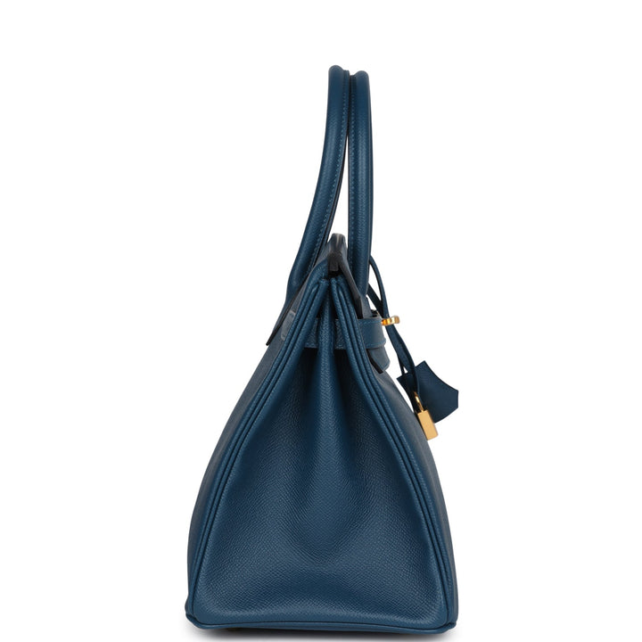 Hermes Birkin 30 Colvert Epsom Gold Hardware
