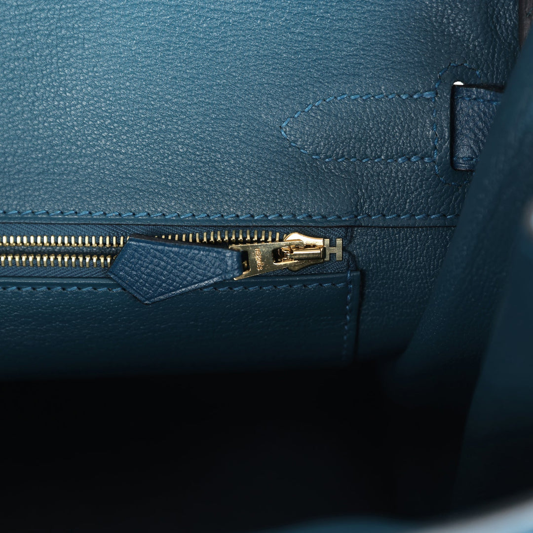 Hermes Birkin 30 Colvert Epsom Gold Hardware