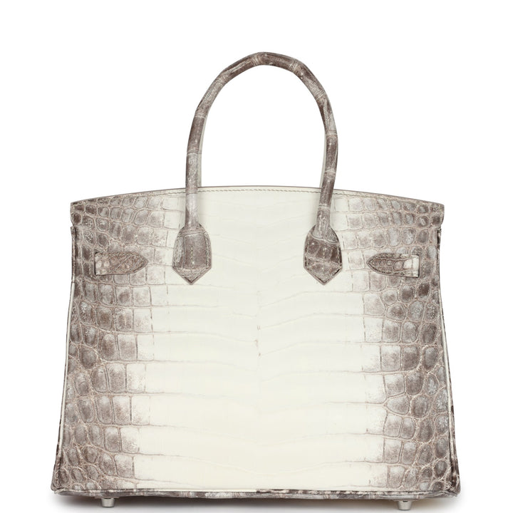 Hermes Birkin 30 Himalaya Niloticus Crocodile Palladium Hardware