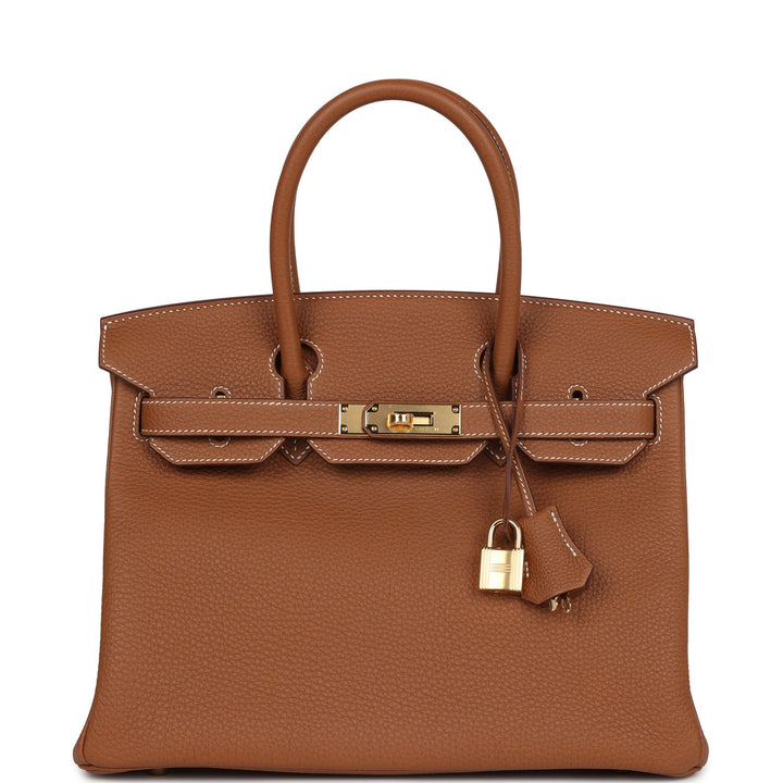 Hermes Birkin 30 Gold Togo Gold Hardware