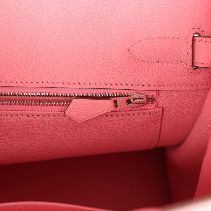 Hermes Birkin 30 Rose Confetti Epsom Palladium Hardware
