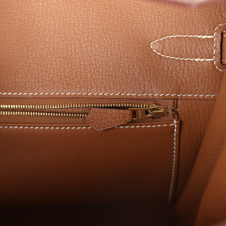 New Hermes Birkin 35 Gold Togo Gold Hardware