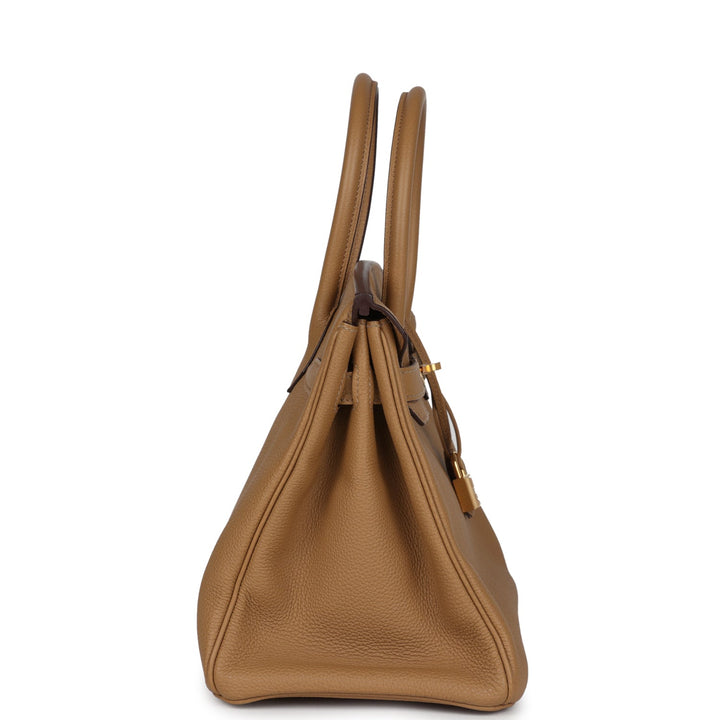 Hermes Birkin 30 Biscuit Togo Gold Hardware