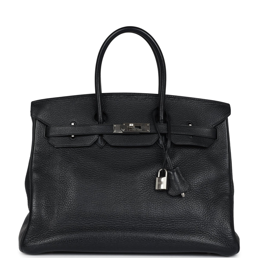 Hermes Birkin 35 Black Togo Palladium Hardware