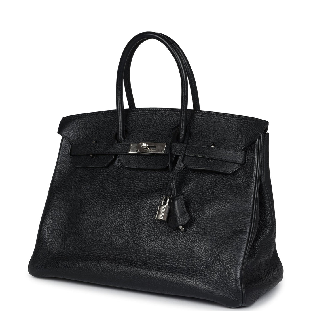 Hermes Birkin 35 Black Togo Palladium Hardware