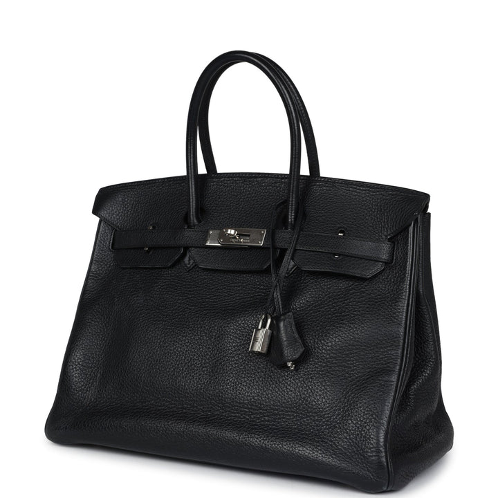 Hermes Birkin 35 Black Togo Palladium Hardware