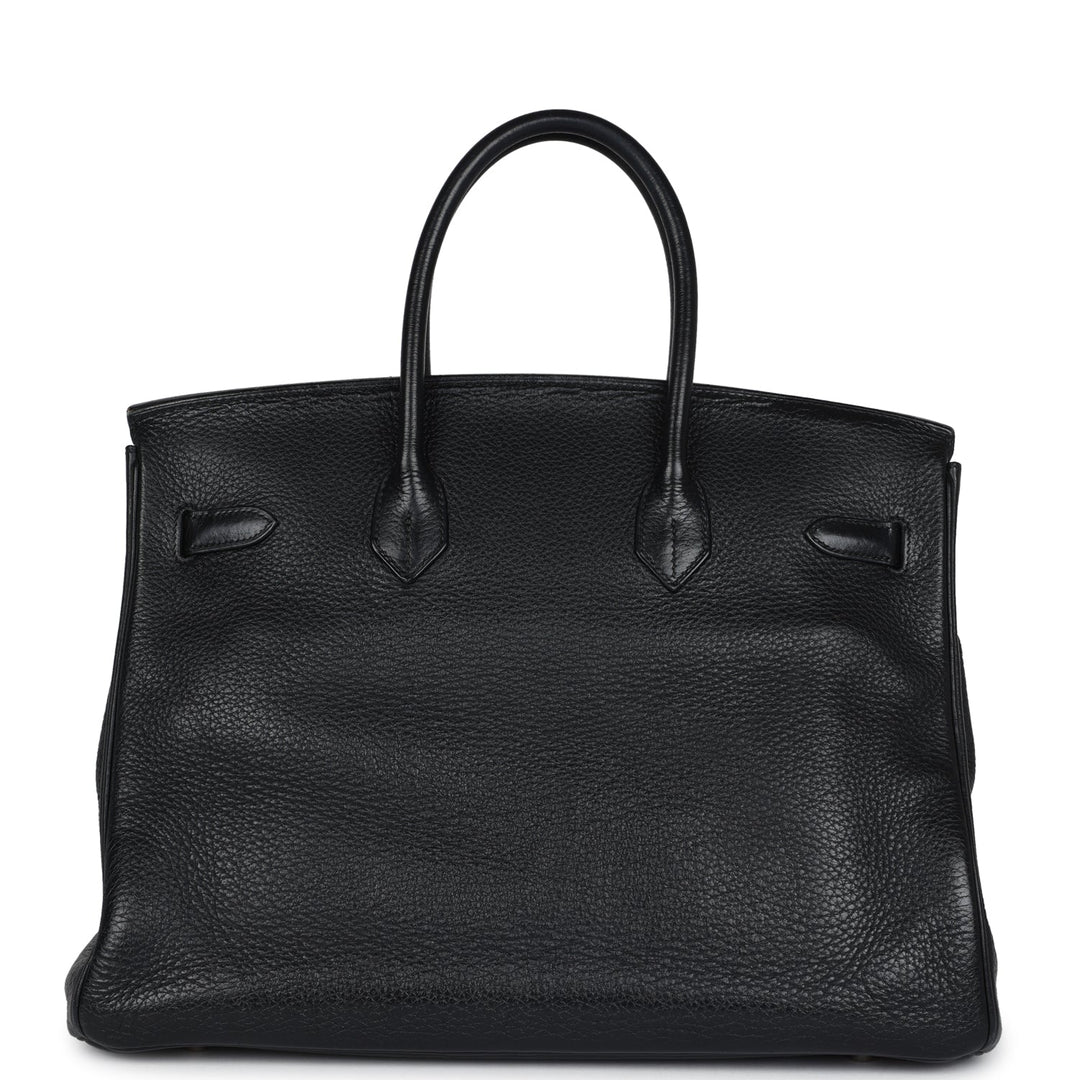 Hermes Birkin 35 Black Togo Palladium Hardware