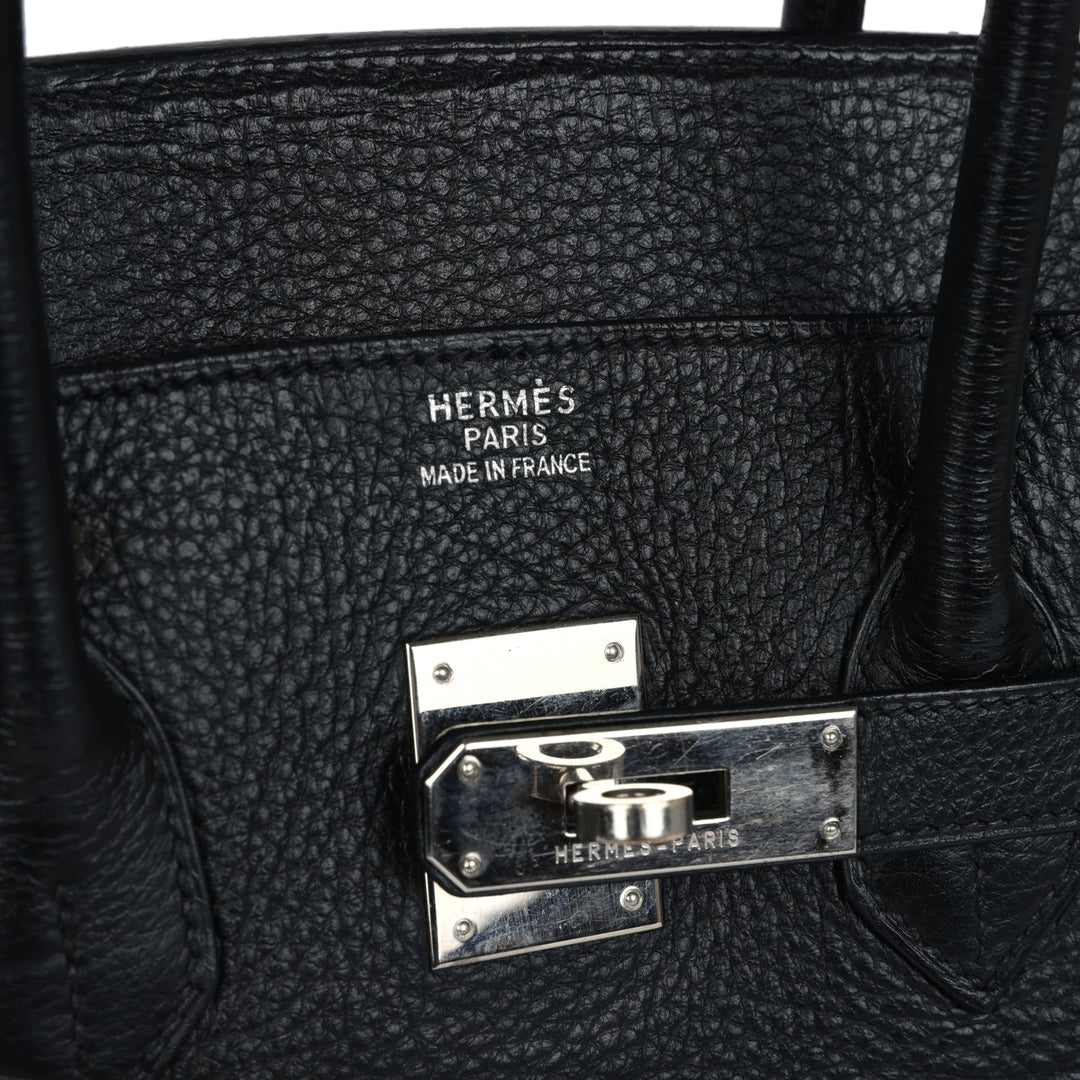 Hermes Birkin 35 Black Togo Palladium Hardware