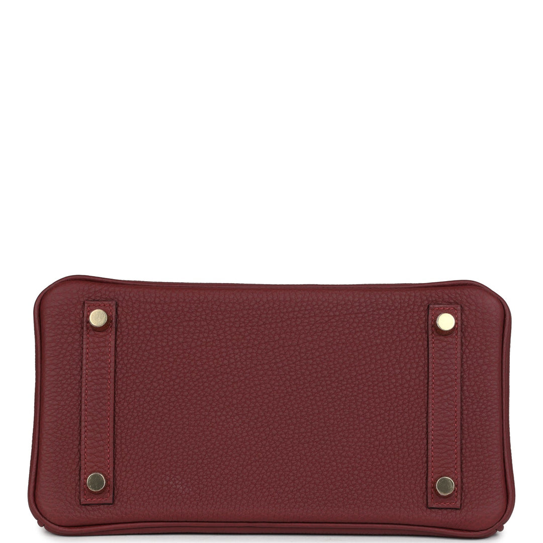 Hermes Birkin 25 Rouge H Togo Gold Hardware