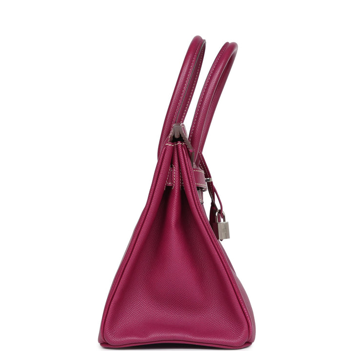 Hermes Birkin 30 Tosca Candy Epsom Palladium Hardware