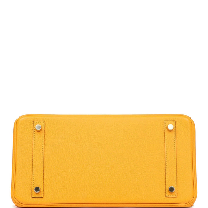 Hermes Birkin 30 Jaune D'or Epsom Gold Hardware