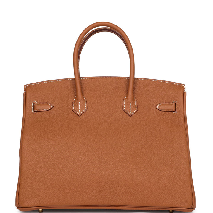 Hermes Birkin 35 Gold Togo Gold Hardware