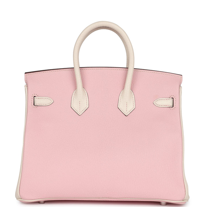 Hermes Special Order (HSS) Birkin 25 Rose Sakura and Nata Swift Brushed Gold Hardware