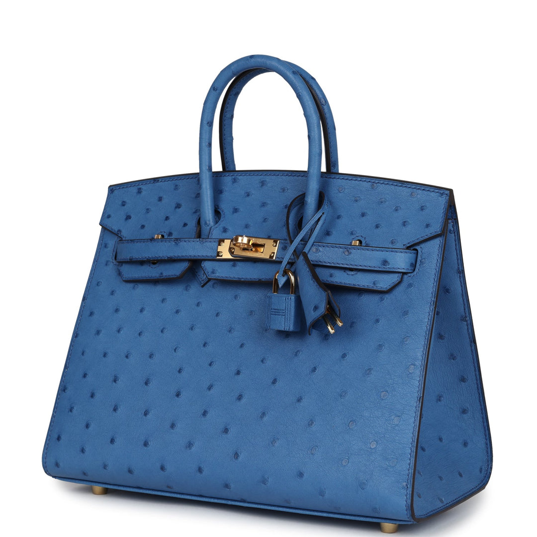 Hermes Birkin Sellier 25 Mykonos Ostrich Gold Hardware Payment 1