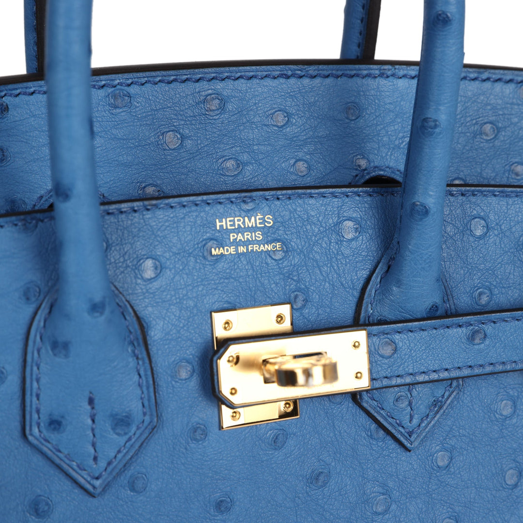 Hermes Birkin Sellier 25 Mykonos Ostrich Gold Hardware Payment 1