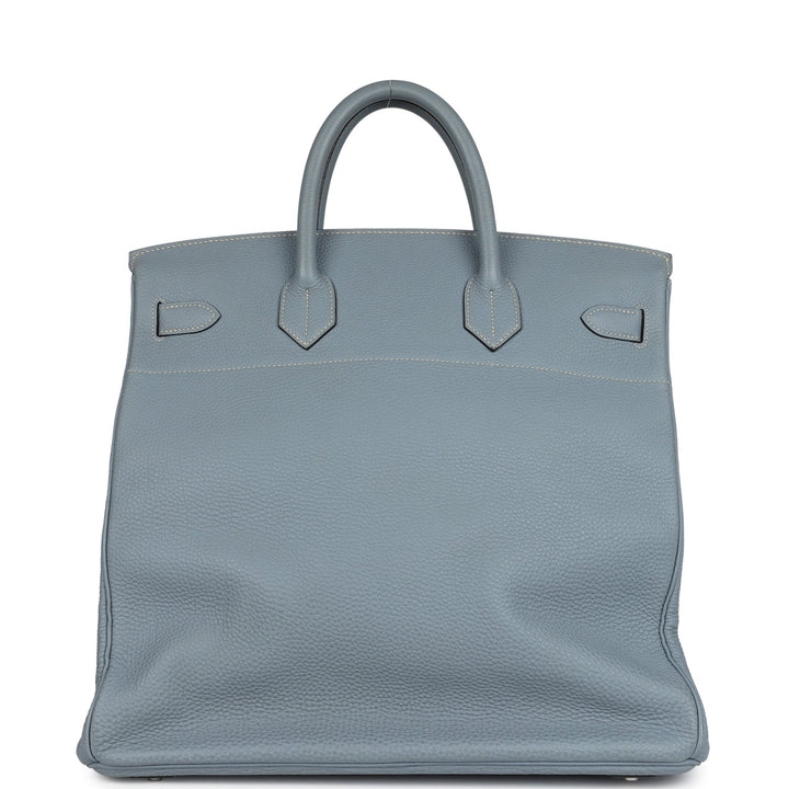 Hermes Birkin HAC 40 Bleu Lin Togo Palladium Hardware