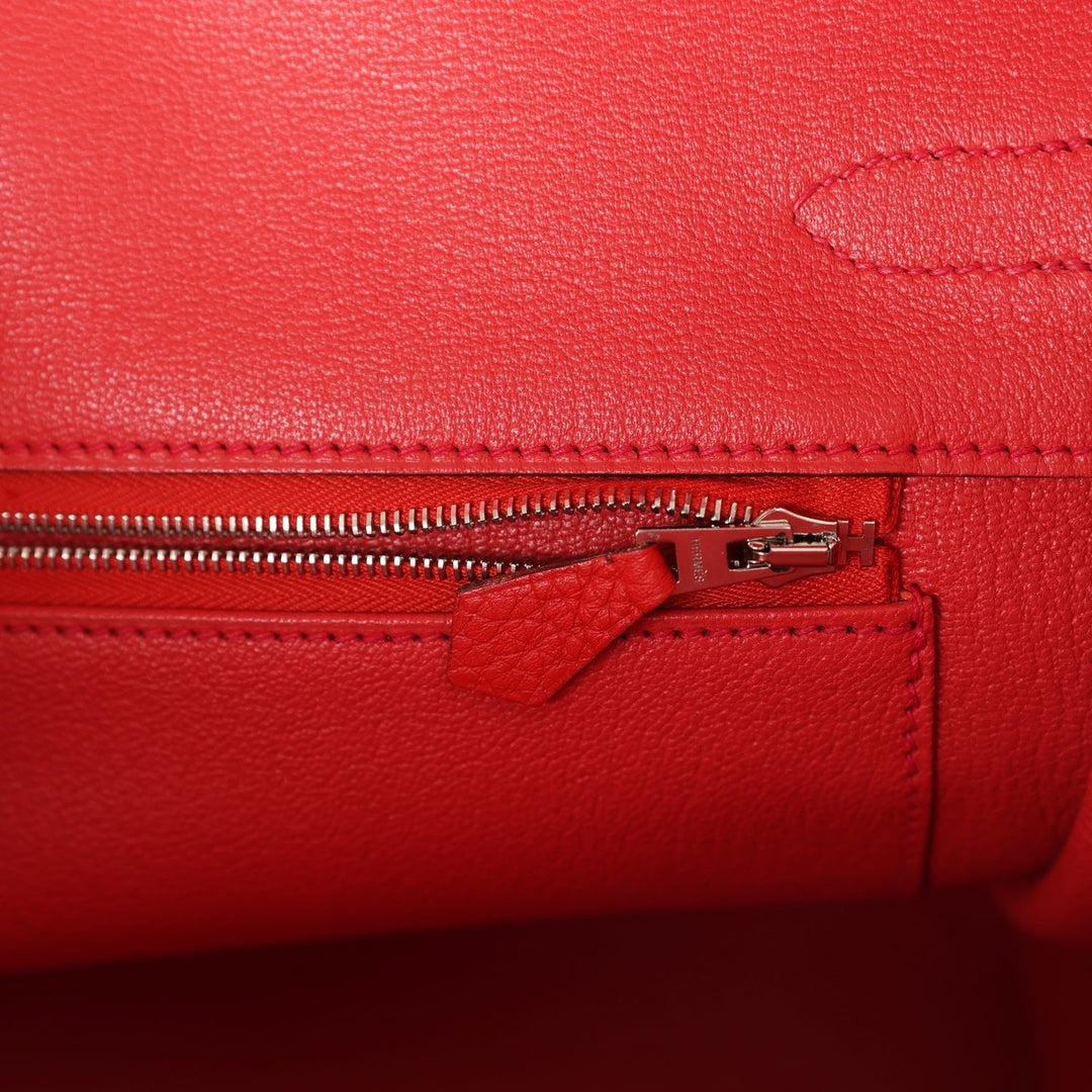 Hermes Birkin 35 Geranium Togo Palladium Hardware