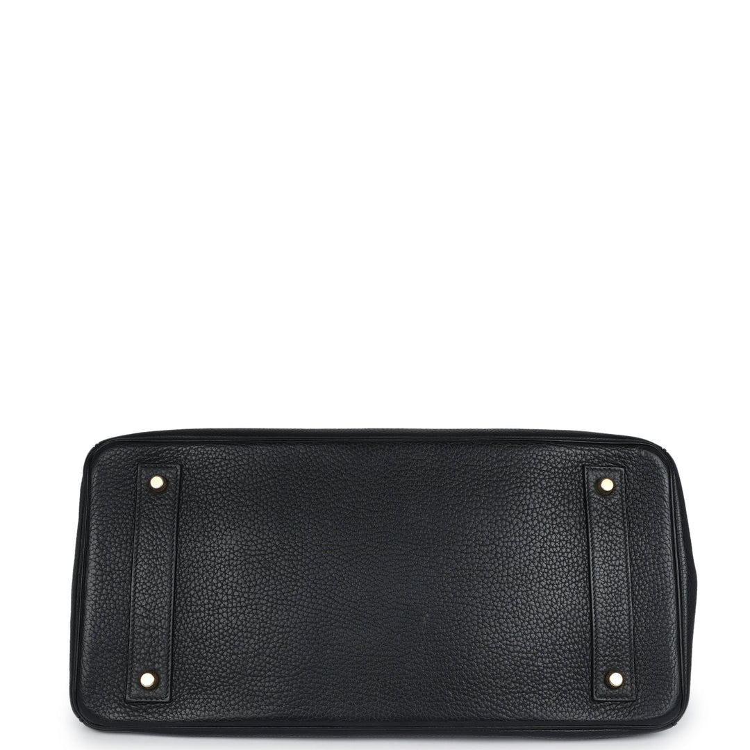 Hermes Shoulder Birkin 42 JPG Black Clemence Gold Hardware