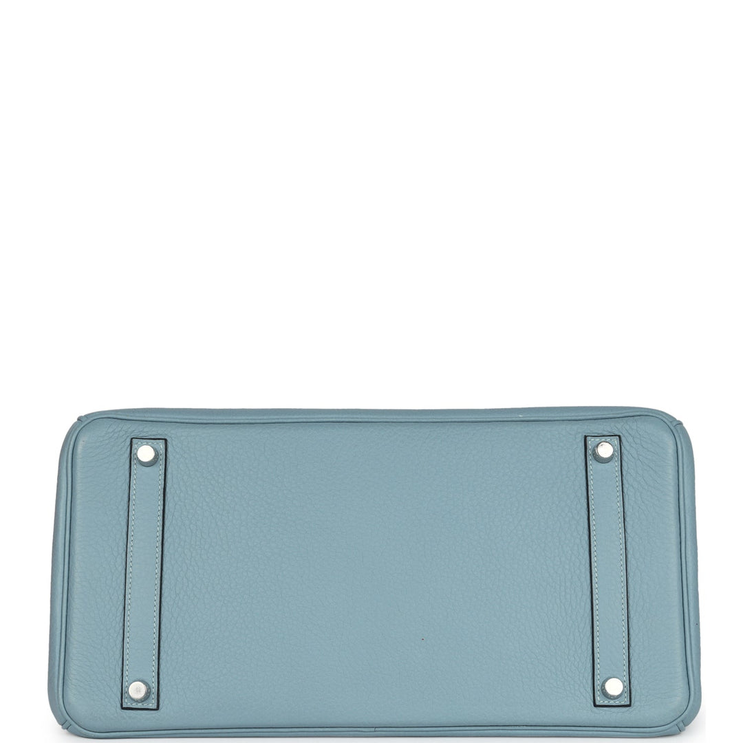 Hermes Birkin 35 Ciel Togo Palladium Hardware