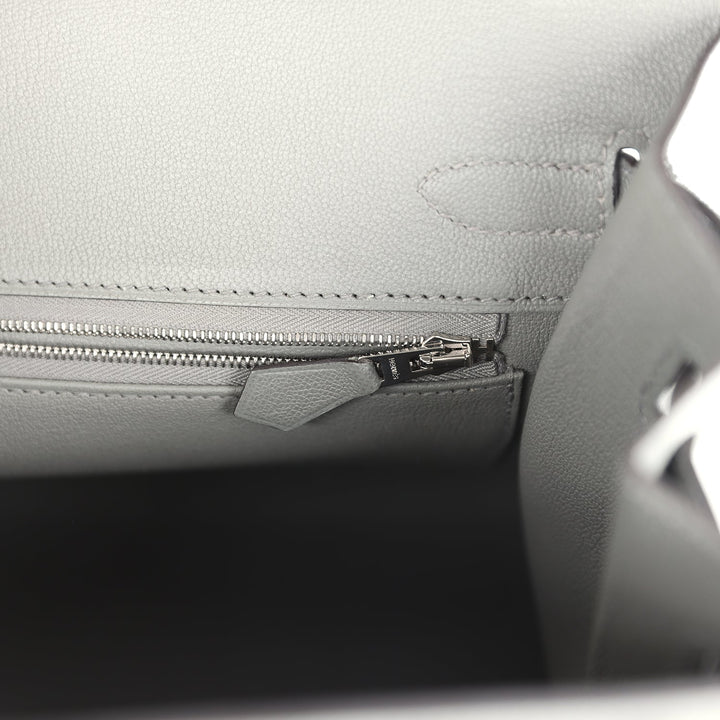 Hermes Birkin Sellier 30 Gris Meyer Madame Palladium Hardware