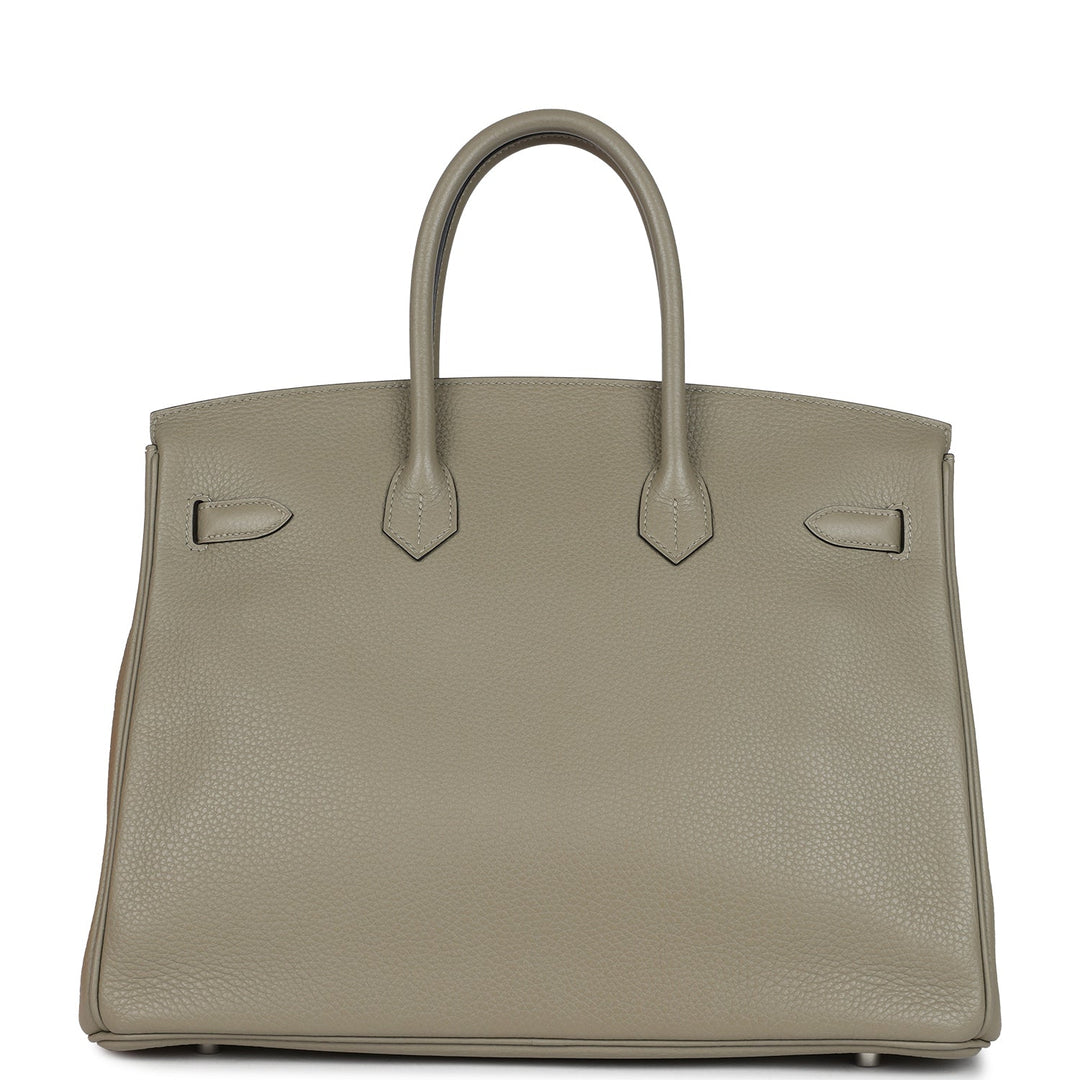 Hermes Birkin 35 Sauge Togo Palladium Hardware