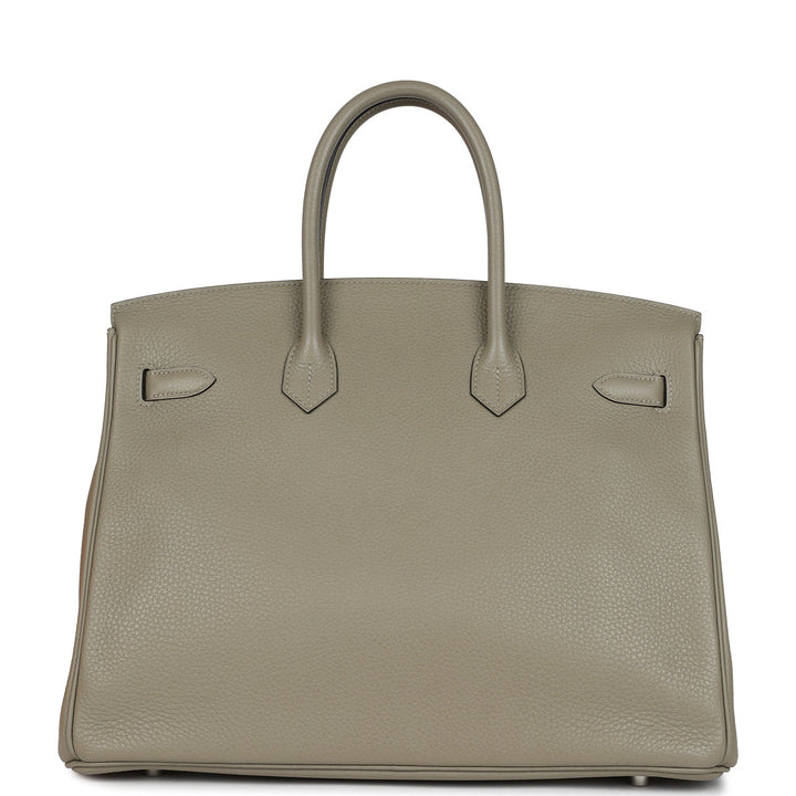 Hermes Birkin 35 Sauge Togo Palladium Hardware