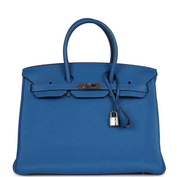 Hermes Birkin 35 Mykonos Togo Palladium Hardware