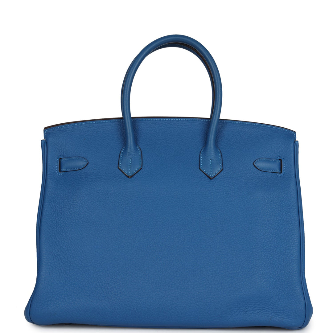 Hermes Birkin 35 Mykonos Togo Palladium Hardware
