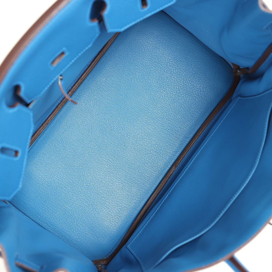 Hermes Birkin 35 Mykonos Togo Palladium Hardware