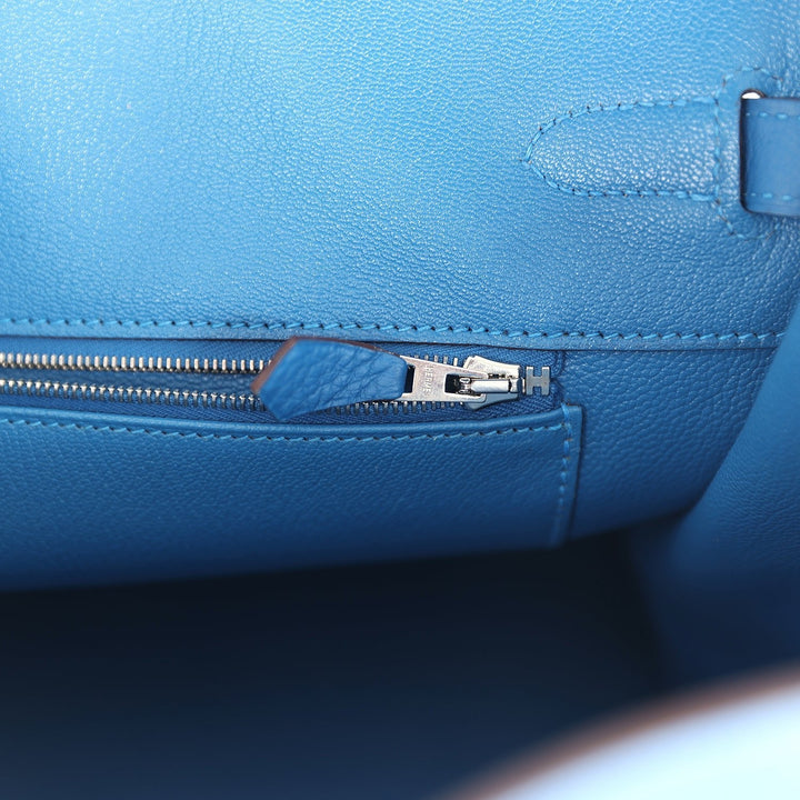 Hermes Birkin 35 Mykonos Togo Palladium Hardware