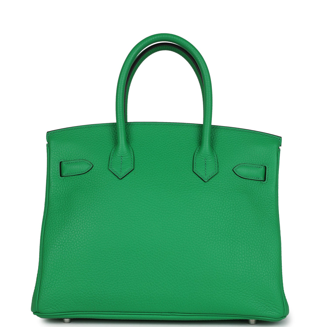 Hermes Birkin 30 Bambou Clemence Palladium Hardware
