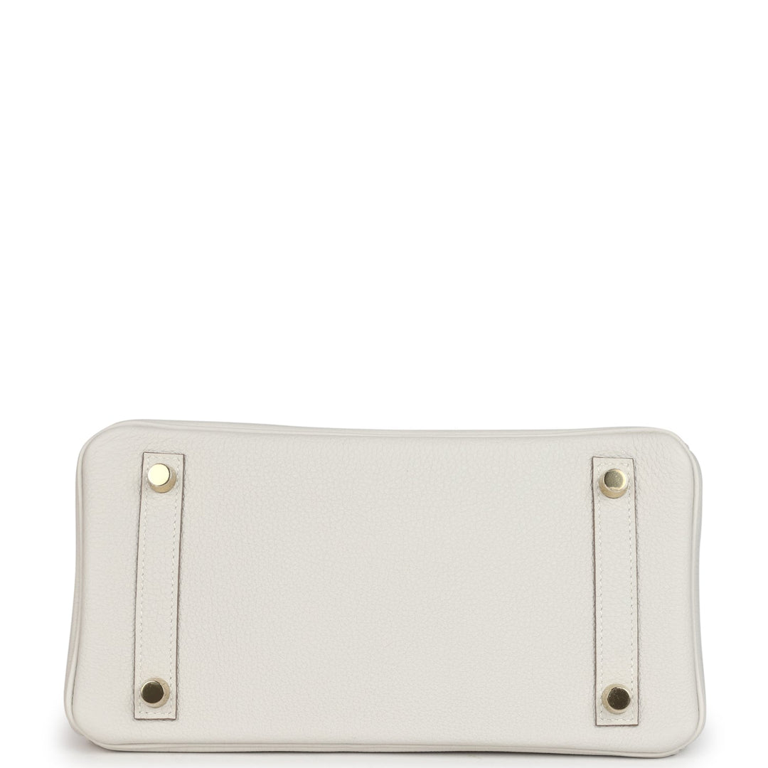 Hermes Birkin 25 Gris Pale Togo Gold Hardware